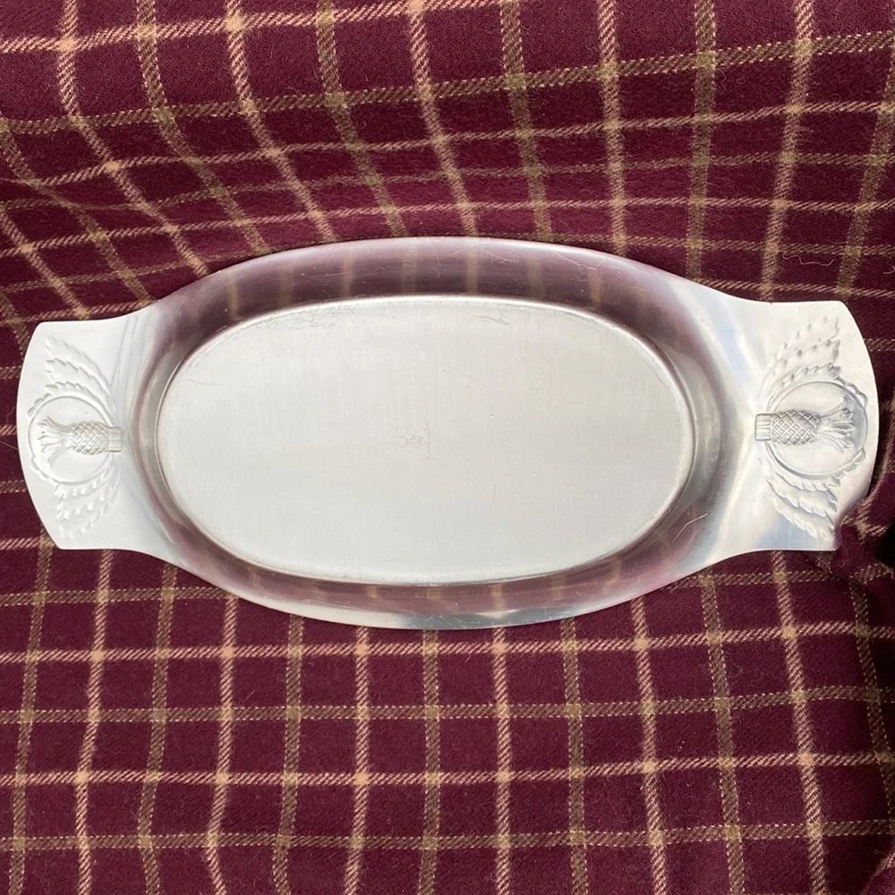 Kensington Ware Bread Tray Aluminum Vintage Collectible